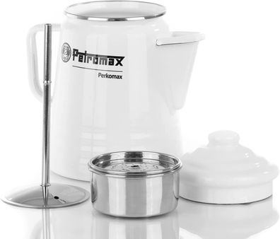 Petromax Perkolator 1,3, l Kaffee Tee Kanne Kocher weiß