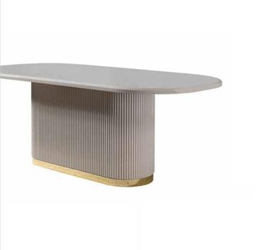 Luxus Tisch Esstisch Ovale Tische Esszimmer Möbel Esstische 209x100cm