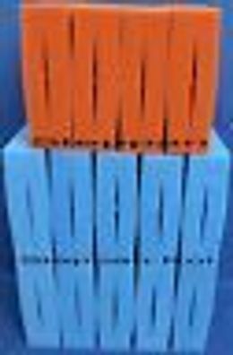 14 x Ersatzfilter Schwamm passend für Oase Biotec 30 Filter 10 x Blau + 4 x Rot