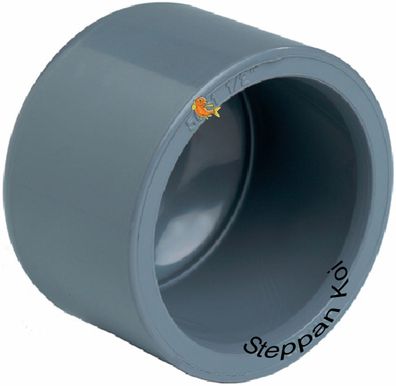 PVC Endkappe 25 bis 110 mm Durchmesser Klebemuffe