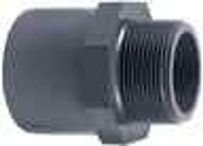 PVC Übergangsmuffe 40 mm Klebemuffe innen mit Außengewinde 1 1/4 Zoll Filter