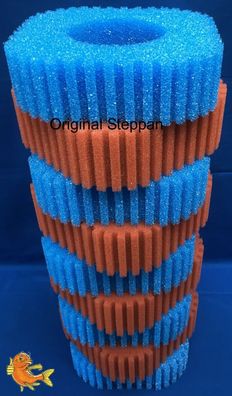 Steppan Filterschwamm Set passend für Oase Filtoclear 30000, 5 x Blau 4 x Rot Filter