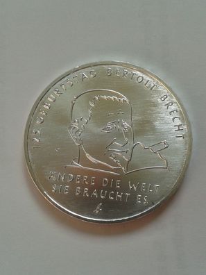Original 20 euro 2023 Deutschland Bertold Brecht 925er Sterlingsilber