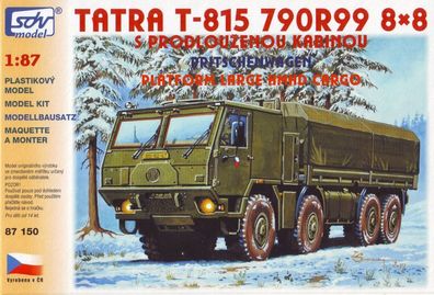 SDV 87150 Bausatz Tatra T-815-7 8x8 Pritschenwagen Maßstab:1:87