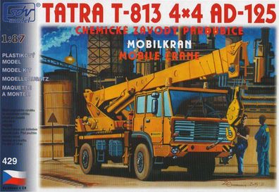 SDV 10429 Bausatz Tatra 813 4x4 AD125, Mobilkran Maßstab: 1:87
