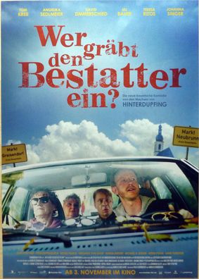 Wer gräbt den Bestatter ein? - Original Kinoplakat A1 - Thomas Kress - Filmposter