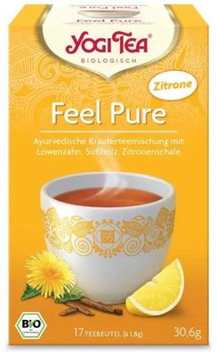 Yogi Tea - Bio Feel Pure Zitrone Tee 30,6 g