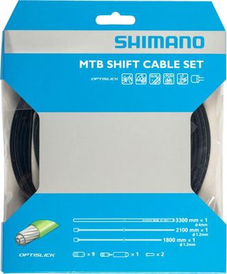 Shimano Schaltzug-Set MTB Optislick Edelstahl Optislick beschichtet 2x 2.100mm