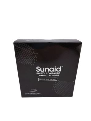 Sunaid Compact Powder Puder für helle Haut Kompaktpuder 12g