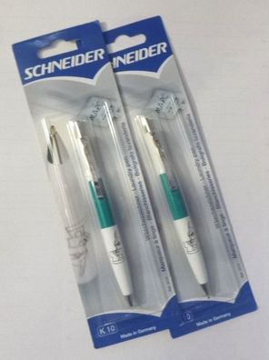 2 Stück Wäschezeichner Wäschestift Schneider K 10, Neu
