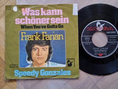 Frank Farian - Was kann schöner sein 7'' Vinyl Germany