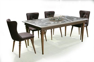 Esstisch Tisch Holz 180x100 Esszimmer braun Esstische Tische Möbel Neu