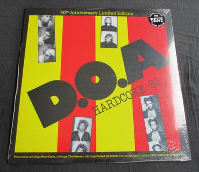 D.O.A. - Hardcore 81 Vinyl LP Reissue farbig
