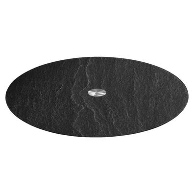 Leonardo platte 32 5 Cm schwarz Schieferoptic Turn