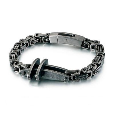 Edelstahl Armband CASA Brushed - Größe: 21 cm Farbe: Gebürstet