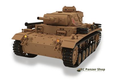 RC Panzer Panzerkampfwagen 3 Ausf. H (Tauchpanzer) 3849 Heng Long 1:16 Version 7.0