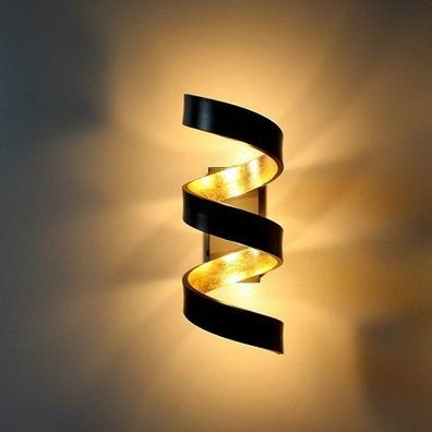 Luce Design LED Helix AP3 NER Wandleuchte spiralförmig ECO Light