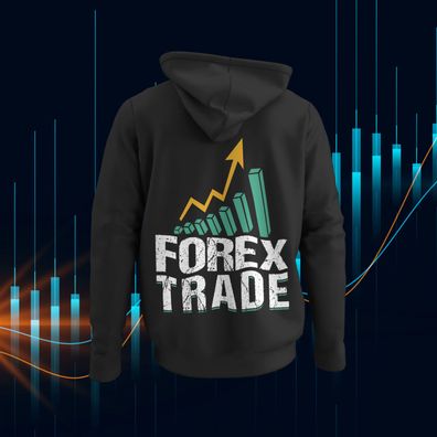 Unisex Hoodies für Daytrader & Aktien Fans - Forex Trader Chart