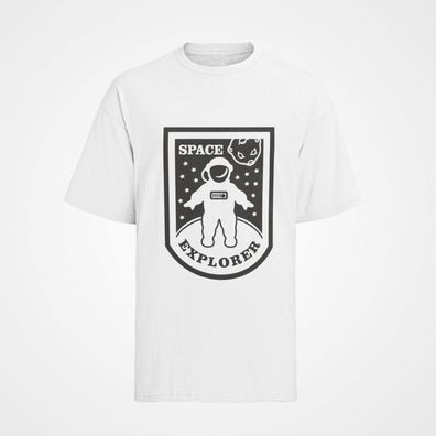 Herren T-Shirt Bio Baumwolle Alien Ufo Space Weltraum i want belive Area 51 UFO
