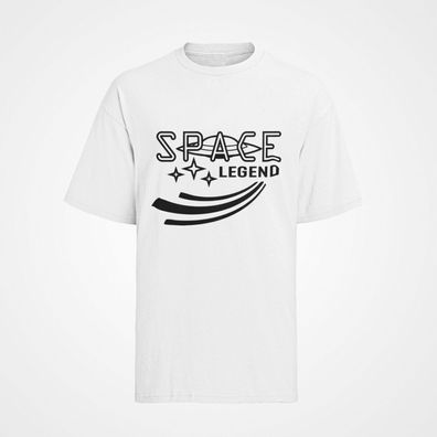 Herren T-Shirt Bio Baumwolle Alien Ufo Space Weltraum Space Legend Area 51