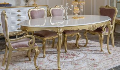 Esstisch Luxus Tisch Luxus Holztisch Italien Esszimmer Tische Klassische Möbel