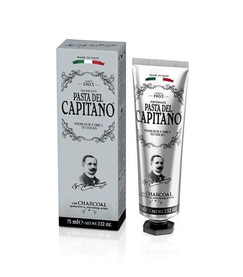 Pasta del Capitano Premium Collection Edition 1905 Carbone/ Kohle Zahnpasta 75ml