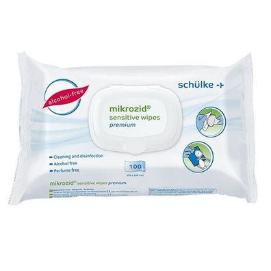 mikrozid® sensitive wipes premium 100 Tücher