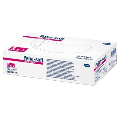 Peha-soft® nitrile white powderfree Gr. S 200 Stück