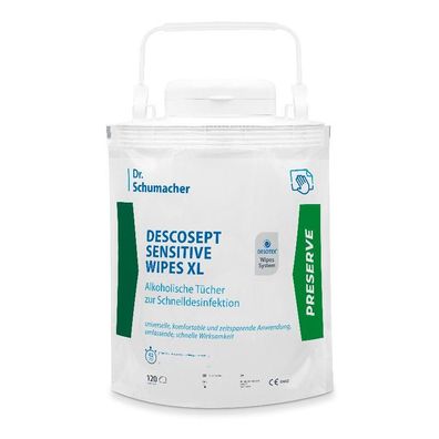 Descosept Sensitive Wipes 120 Stück XL