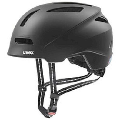 UVEX Cityhelm Urban Planet Kopfumfang: 54 - 58 cm | schwarz matt