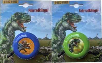 BIKE Fashion Kinder-Glocke "T-Rex World" farblich sortiert | Motiv: T-Rex World