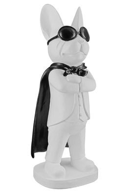 Figur "Hero Dog", coole Bulldogge mit Brille, stehend, Höhe 32,5cm, von Gilde