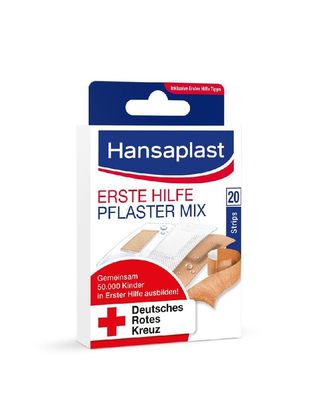 Hansaplast DRK Mix-Pack 4 Größen 20 Stück