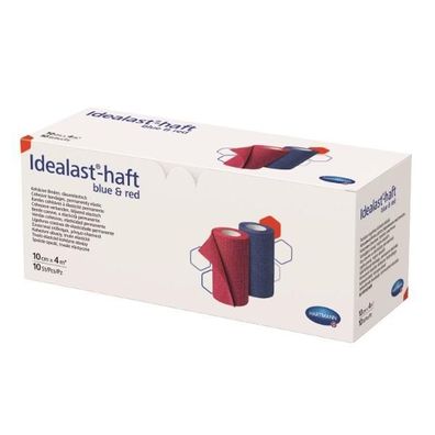 Idealast®-haft Color blau/ rot 10 cm x 4 m 10 Stück