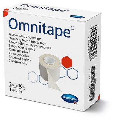 Omnitape Pflasterband 2 cm x 10 m 1 Kunststoffspule