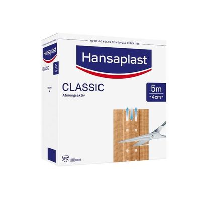 Hansaplast Classic Großpackung 5 m x 4 cm