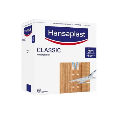 Hansaplast Classic Großpackung 5 m x 6 cm