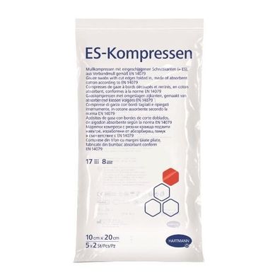 ES-Kompresse steril 10 x 10 cm 8-fach á 5 x 2 Stück