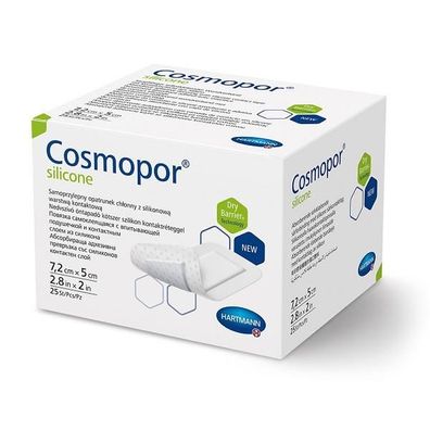 Cosmopor® silicone 7,2 x 5 cm 25 Stück