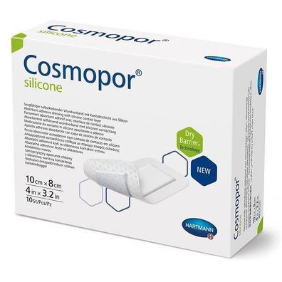 Cosmopor® silicone 10 x 8 cm 10 Stück