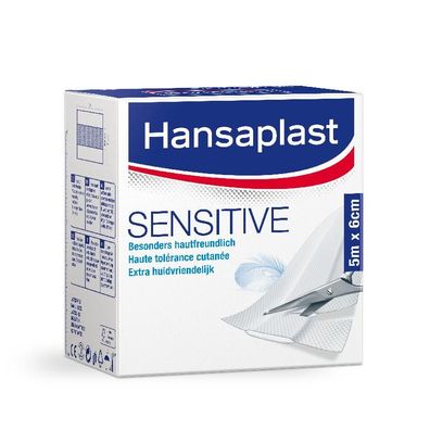 Hansaplast Sensitive 5 m x 6 cm