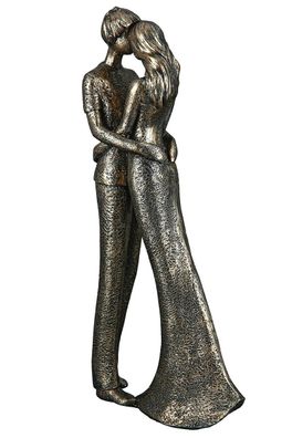Figur Liebespaar, "Romantik", Polyresin, 4,5x13x30cm, von Gilde
