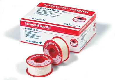 Leukoplast® hospital Fixierpflaster 9,2 m x 2,5 cm 12 Rollen