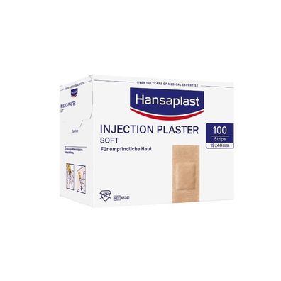 Hansaplast SOFT Injektionspflaster 4 x 1,9 cm 100 Stück