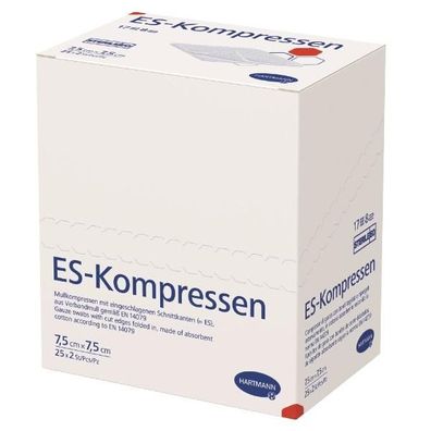 ES-Kompressen steril 7,5 x 7,5 cm 8-fach á 25 x 2 Stück