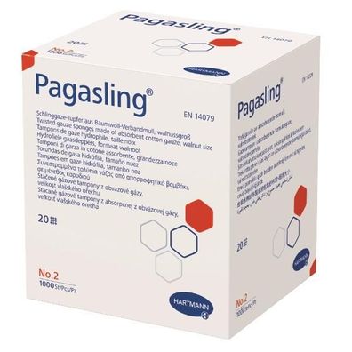 Pagasling® Schlinggazetupfer Gr. 2 1000 Stück