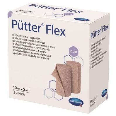 Pütter®Flex Duo 2 Kurzzugbinden á 10 cm x 5 m