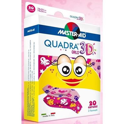 Quadra 3D Girls 20 Pflaster 78x20/26mm