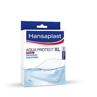 Hansaplast Aqua Protect XL 6 x 7 cm 5 Stück