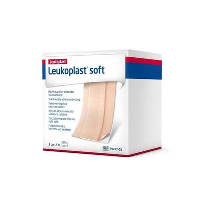 Leukoplast® soft 8 cm x 5 m 1 Rolle